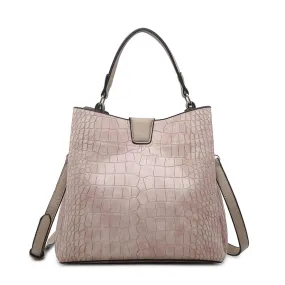 Tati Satchel - Croc Beige