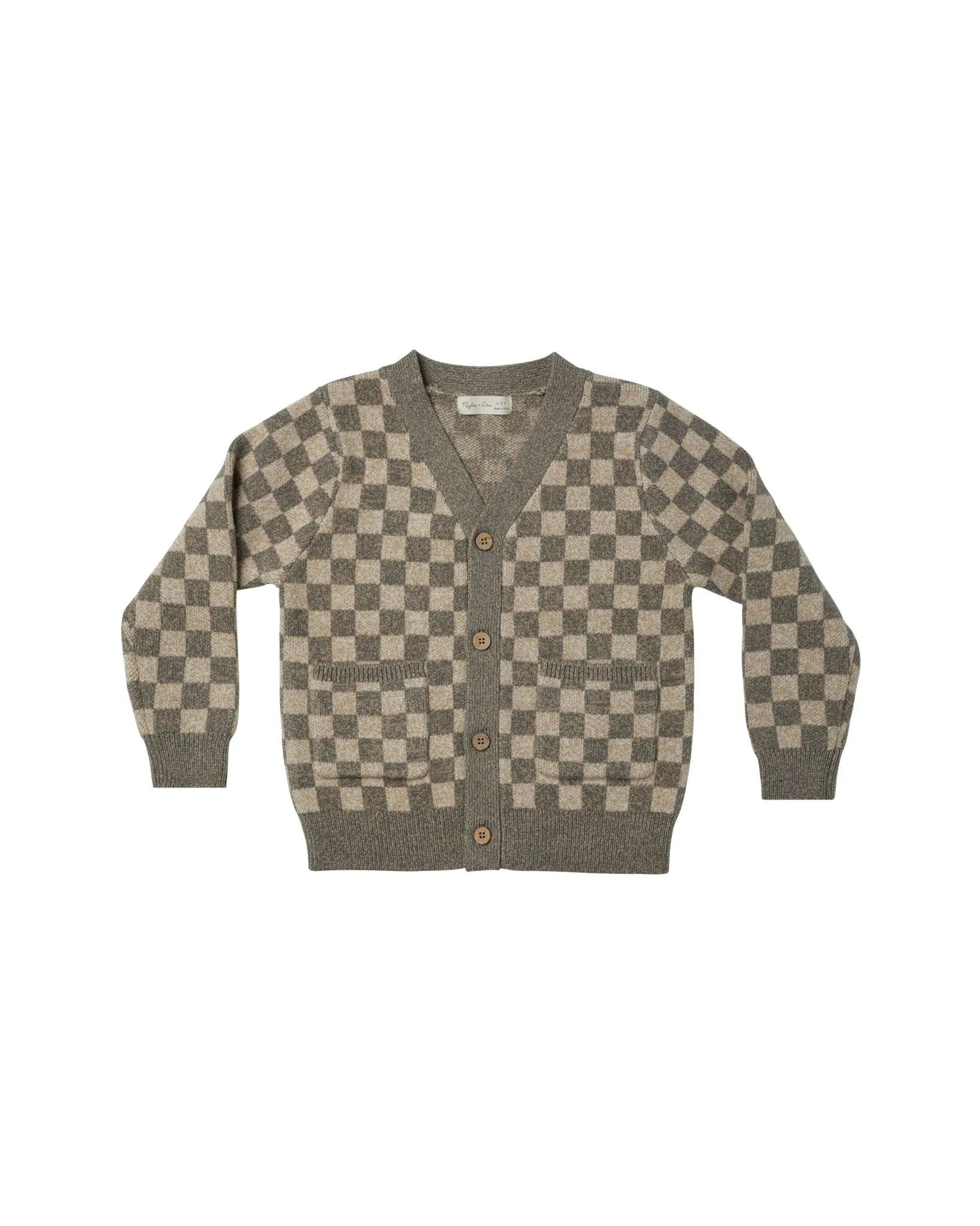 The Boys Cardigan by Rylee + Cru - Check - KIDS