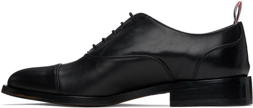 Thom Browne Black Cap Toe Oxfords