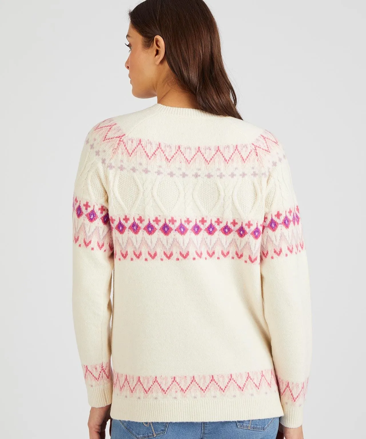 Toasty Thermal Fairisle Cardigan