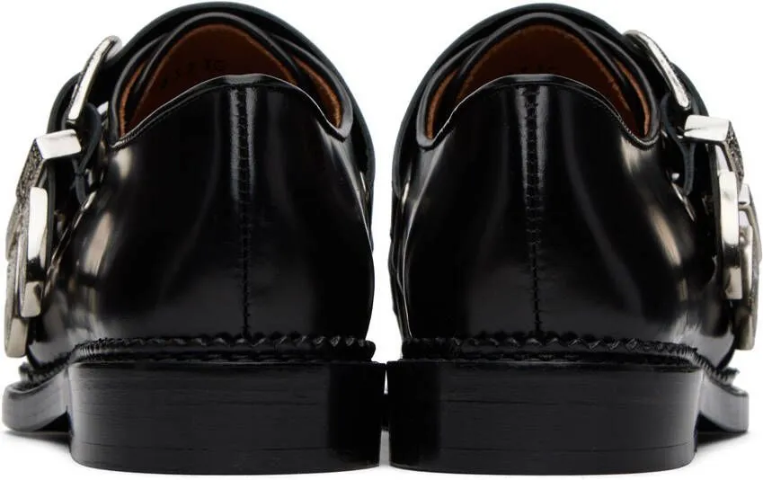 Toga Pulla SSENSE Exclusive Black Polished Oxfords