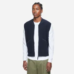 Universal Works Zip Wool Fleece Waistcoat