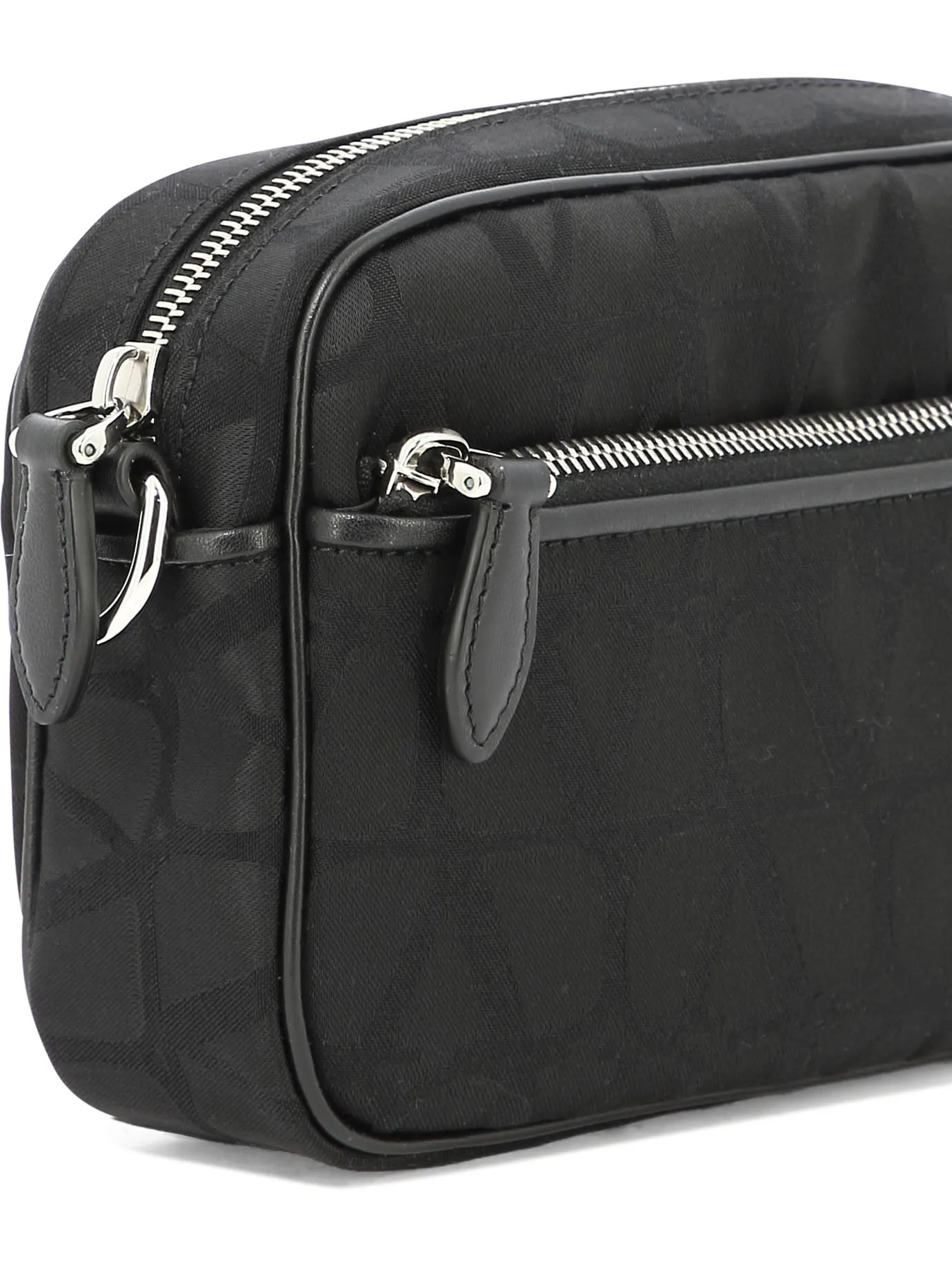 VALENTINO GARAVANI Sleek Black Messenger Bag for Fashionable Men in the 2024 Season