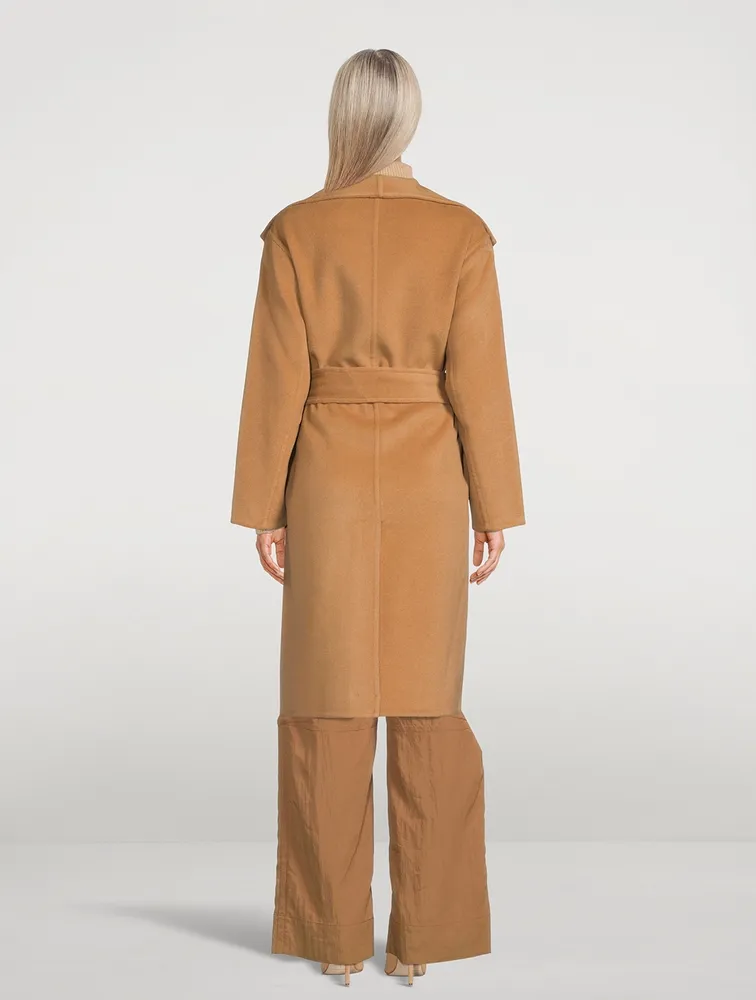 VINCE Belted Wool And Cashmere Coat