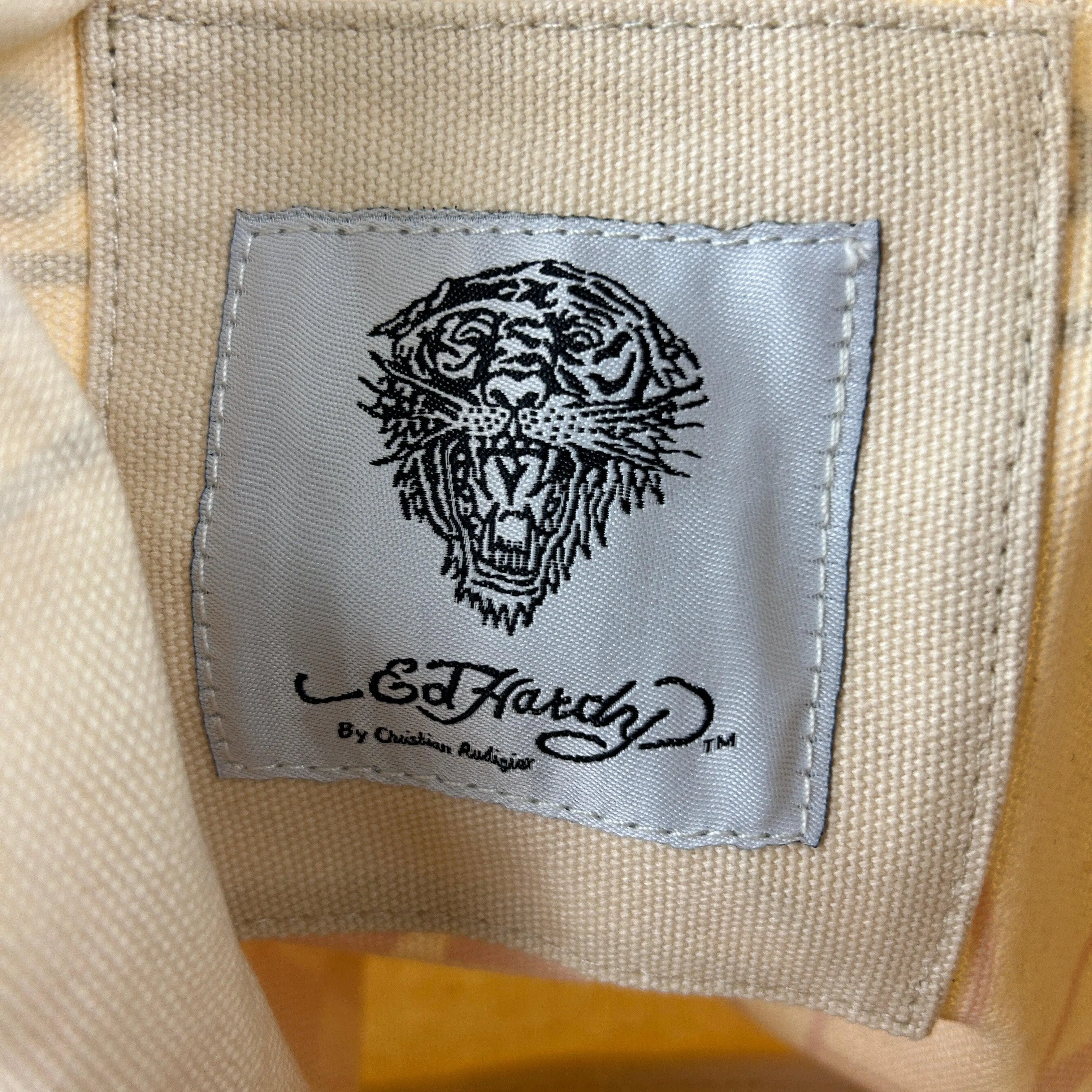 Vintage Ed Hardy Graphic Tote Bag