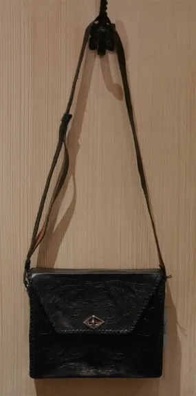 Vintage Tooled Leather Handbag