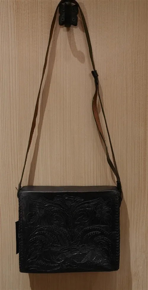 Vintage Tooled Leather Handbag