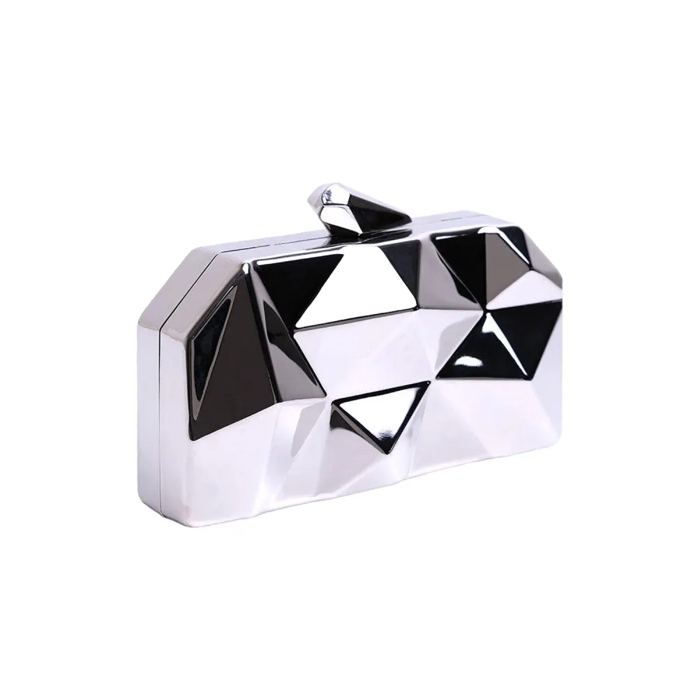 Where's That From - Melanie Geometric Pattern Clutch Bag