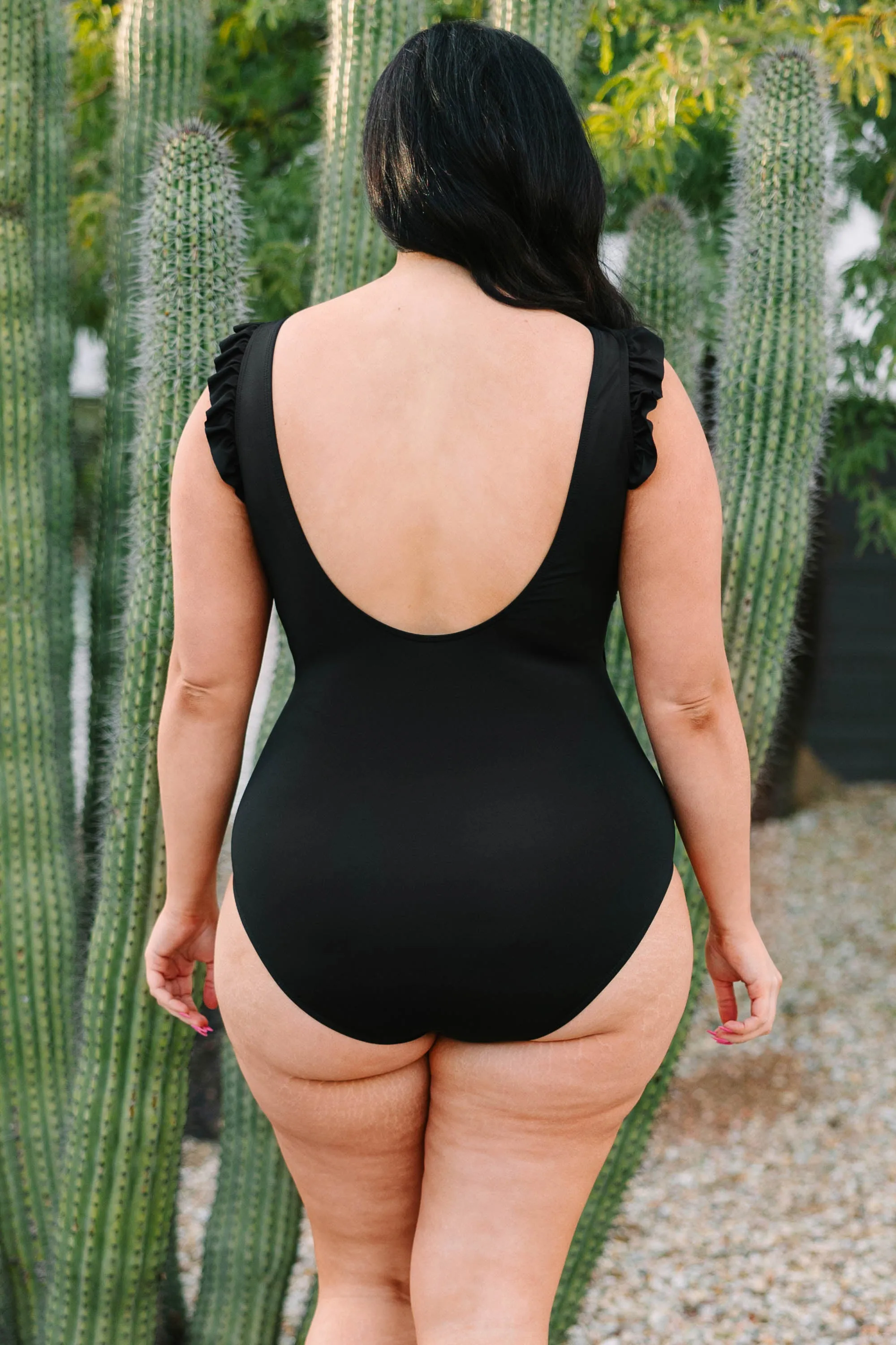 Wild As The Sea Swimsuit, Black