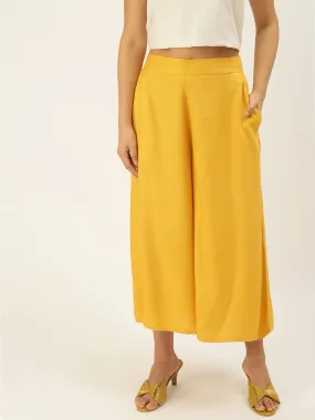 Women's Culottes Mustard