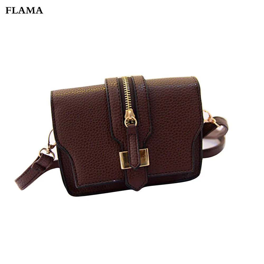 women's hbags Zipper Leather crossbody Shoulder Bag for girls women messenger bags party Small purse Clutch