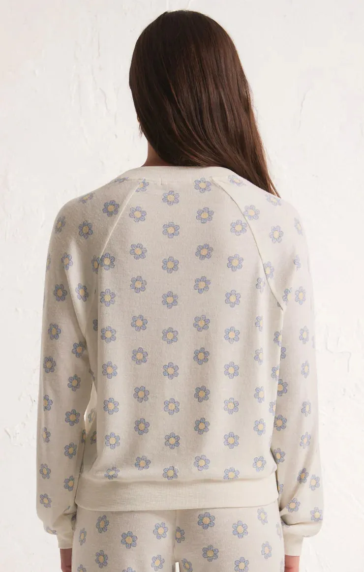 Z Supply Dazed Daisy V-Neck LS Top