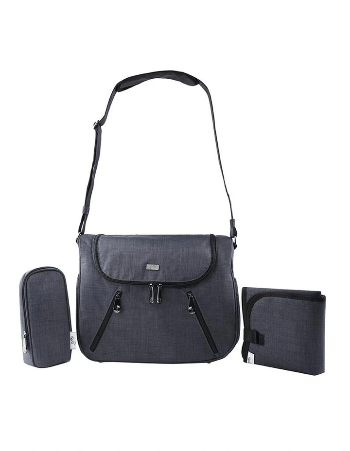 Zoe Satchel  Charcoal